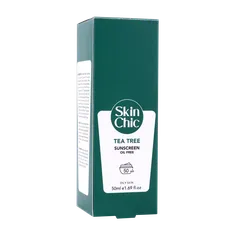 ضد آفتاب پوست چرب SPF50 اسکین شیک | Skin Chic SPF50 Tea Tree Sunscreen Cream