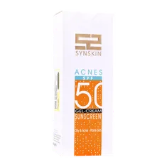 کرم ژل ضد آفتاب پوست مستعد جوش اکنس SPF50 ساین اسکین | Synskin Acnes sunscreen gel SPF50