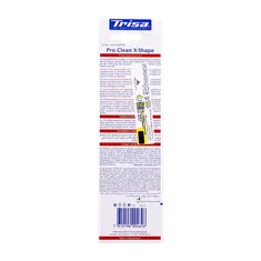 مسواک اکسترا پروکلین ایکس شیپ متوسط دوتایی تریزا | Pro Clean X Shape Medium Toothbrush - Trisa