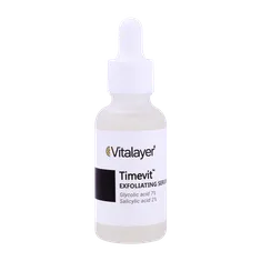 سرم لایه بردار گلیکولیک اسید تایم ویت ویتالیر | Vitalayer Timevit Glycolic Acid 7% Exfoliating Serum 30 ml