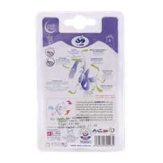 پستانک ارتودنسی و بند سیلیکونی وی کر از بدو تولد تا 6 ماهگی کد P150 | Wee Care Orthodontic Pacifier With Silicone Strap 0-6months