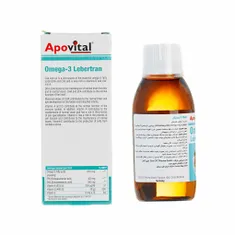 شربت امگا 3 لبرترن آپوویتال | Omega-3 Syrup - Apovital