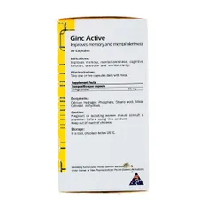 کپسول جینک اکتیو گلدن لایف | Ginc Active Capsule - Golden Life