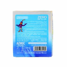 کاندوم فوق نازک زیرو کدکس 3 عددی | 3 Pcs Zero Invisible Condom - Kodex