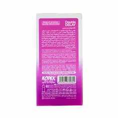 کاندوم تاخیری دابل دیلی کدکس 10 عددی | Double Delay Condom 10 Pcs - Kodex