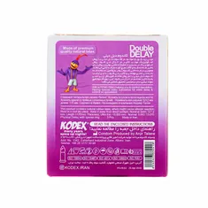 کاندوم تاخیری دابل دیلی کدکس 3 عددی | Double Delay 3 Pcs Condom - Kodex