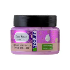 کرم ژل آبرسان بدن گلاب دیپ سنس | Organic Rose Water Body Yogurt - Deep Sense