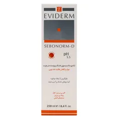 شامپو متعادل کننده چربی سبونورم دی اویدرم | Sebonorm-D Sebum Normalizing Shampoo for Greasy Scalp and Dry Hair - Eviderm
