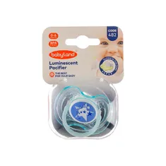 پستانک شب تاب بی بی لند کد 482 | Orthodontic Luminescent Pacifier Code 482 - Baby Land