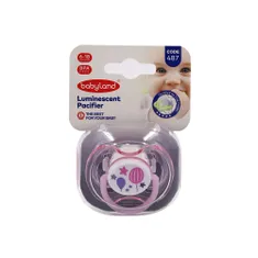 پستانک بیبی لند شب تاب کد 487 ارتودنسی | Orthodontic Luminescent Pacifier Code 487 - Baby Land