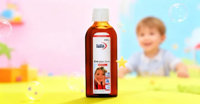 شربت زینک پلاس یوروویتال برای کودکان