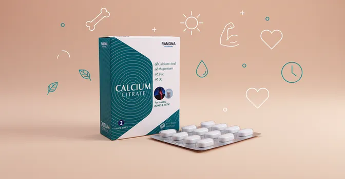 قرص کلسیم سیترات رامونا برای چیست؟