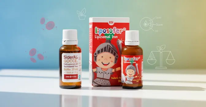 قطره آهن سیدرال بهتره یا لیپوزوفر؟