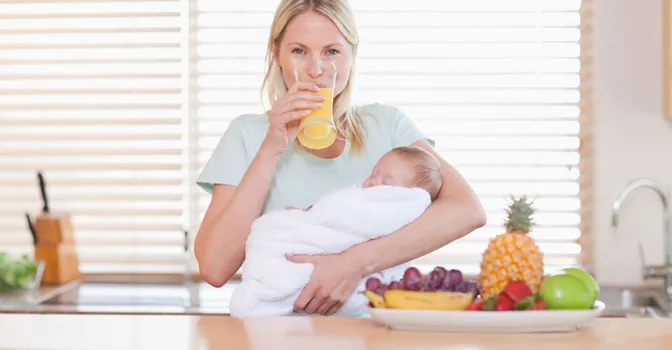 تغذیه مادر در دوران شیردهی و تأثیر آن بر نوزاد