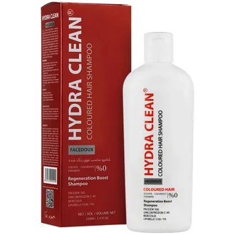 تصویر شامپو بدون سولفات موهای رنگ شده هیدراکلین فیس دوکس