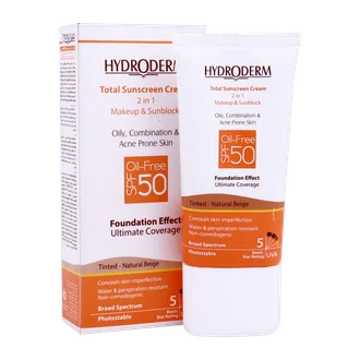 تصویر ضد آفتاب کرم پودری SPF50 هیدرودرم