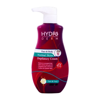 تصویر کرم موبر صورت و بدن پوست معمولی بانوان هیدرودرم