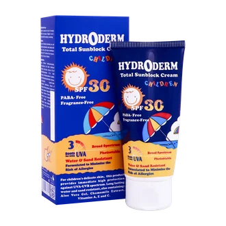 تصویر ضد آفتاب کودک SPF30 هیدرودرم
