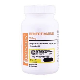 تصویر کپسول بنفوتیامین 150 برونسون 60 عددی