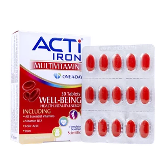 تصویر قرص اکتی آیرون ابیان دارو