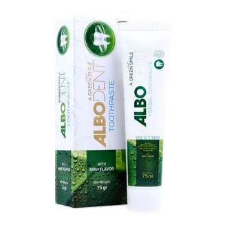 تصویر خمیردندان آلوئه ورا آلبودنت 75 گرمی