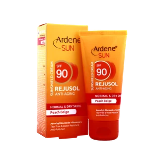 تصویر ضد آفتاب رنگی SPF90 آردن پوست خشک