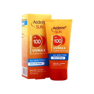 تصویر ضد آفتاب رنگی یو وی مکس SPF100 آردن