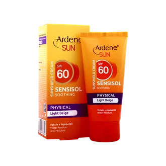 تصویر ضد آفتاب رنگی فیزیکال سنسی سول SPF60 آردن