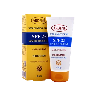 تصویر ضد آفتاب SPF25 آردن