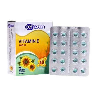 تصویر کپسول ویتامین ای 100 بهستان