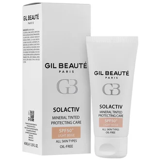 تصویر ضد آفتاب رنگی مینرال SPF50 سل اکتیو ژیل بوته