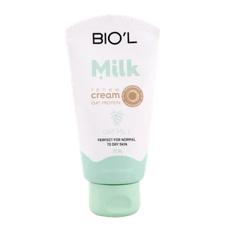 تصویر کرم مرطوب کننده شیر و جو دوسر بیول 70 میلی لیتر