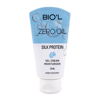 تصویر ژل کرم آبرسان پوست چرب پروتئین ابریشم بیول 70 میلی لیتر