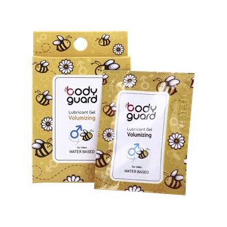 تصویر ژل لوبریکانت حجم دهنده بادیگارد ساشه ای