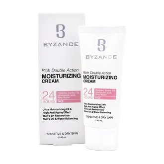 تصویر کرم آبرسان بیزانس پوست خشک و حساس