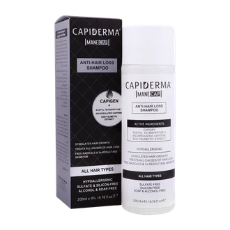 تصویر شامپو تقویت کننده و ضد ریزش مین کپ کپیدرما