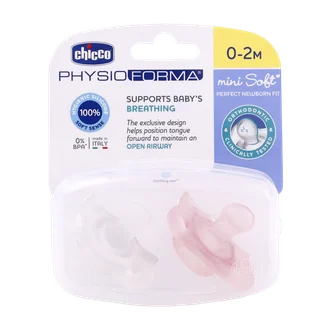 تصویر پستانک مینی سافت چیکو تا 2 ماهگی 2 عددی