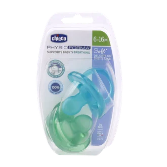 تصویر پستانک فیزیو سافت چیکو پسران 6 تا 16 ماهگی 2 عددی