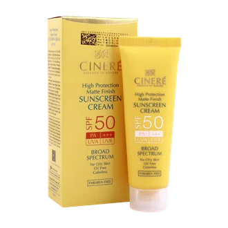 تصویر  کرم ضد آفتاب پوست چرب مات فینیش SPF50 سینره