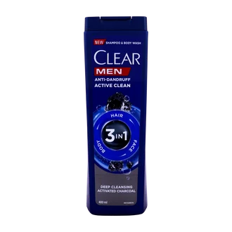 تصویر شامپو ضد شوره زغالی 3 در 1 آقایان کلیر