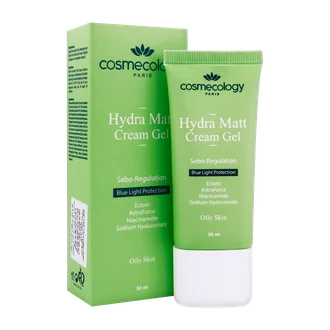 تصویر کرم ژل مرطوب و مات کننده پوست چرب کاسمکولوژی