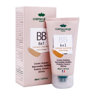 تصویر بی بی کرم رطوبت رسان رنگی 6 در 1 کاسمکولوژی