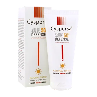 تصویر ضد آفتاب رنگی و روشن کننده SPF50 سیسپرسا
