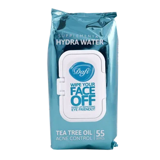 تصویر دستمال مرطوب پاک کننده آرایش هیدرا واتر دافی ۵۵ عددی