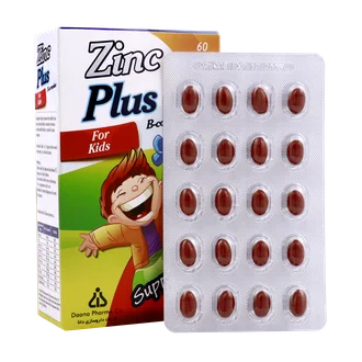تصویر کپسول زینک پلاس ب کمپلکس کودکان دانا