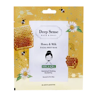 تصویر ماسک صورت نقابی شیر و عسل دیپ سنس