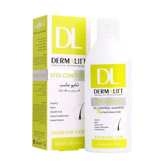 تصویر شامپو کف سر چرب و ساقه خشک درمالیفت