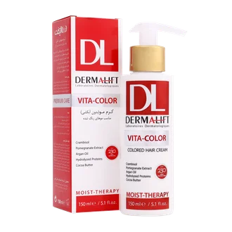 تصویر کرم مو رنگ شده بدون آبکشی ویتا کالر درمالیفت