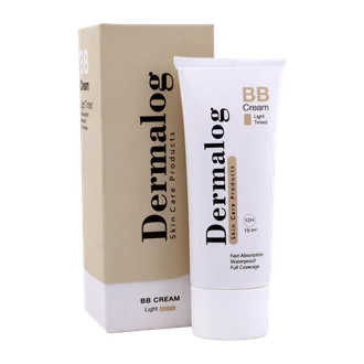 تصویر بی بی کرم رنگی SPF15 درمالوگ