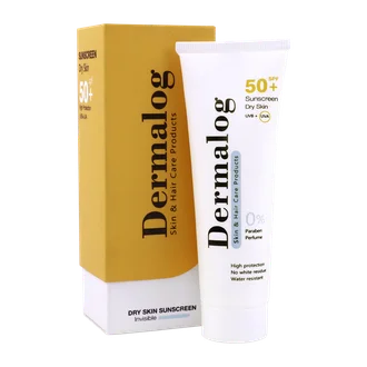 تصویر ضد آفتاب SPF50 درمالوگ پوست خشک